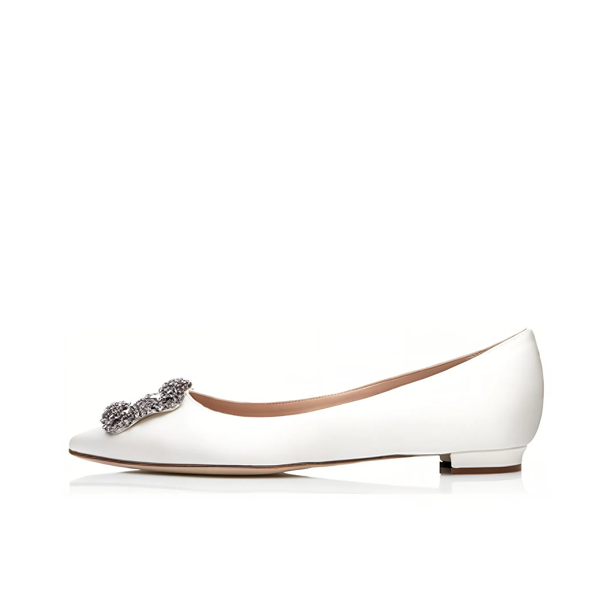 MANOLO BLAHNIK Casual Single Shoes Women's White