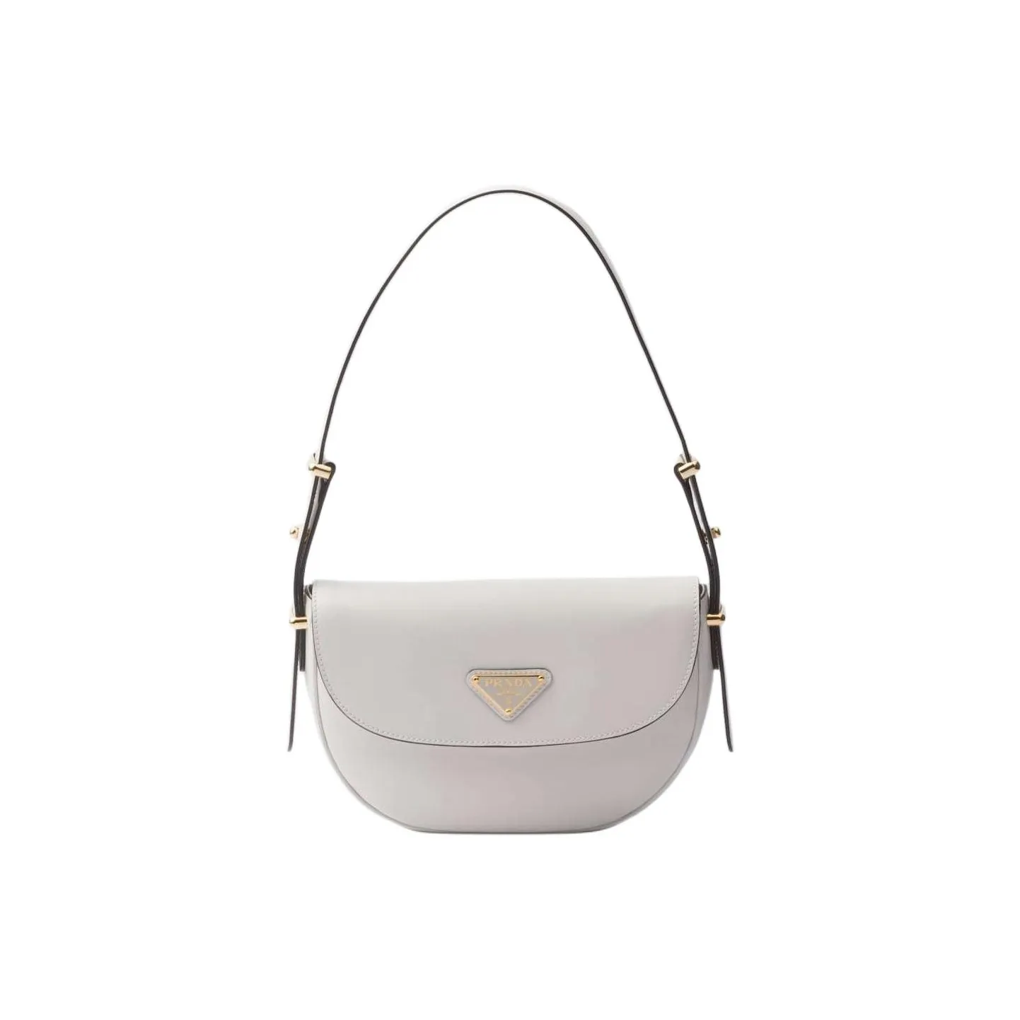 PRADA Leather Shoulder Bag, Handbag, Shoulder Bag Women's White