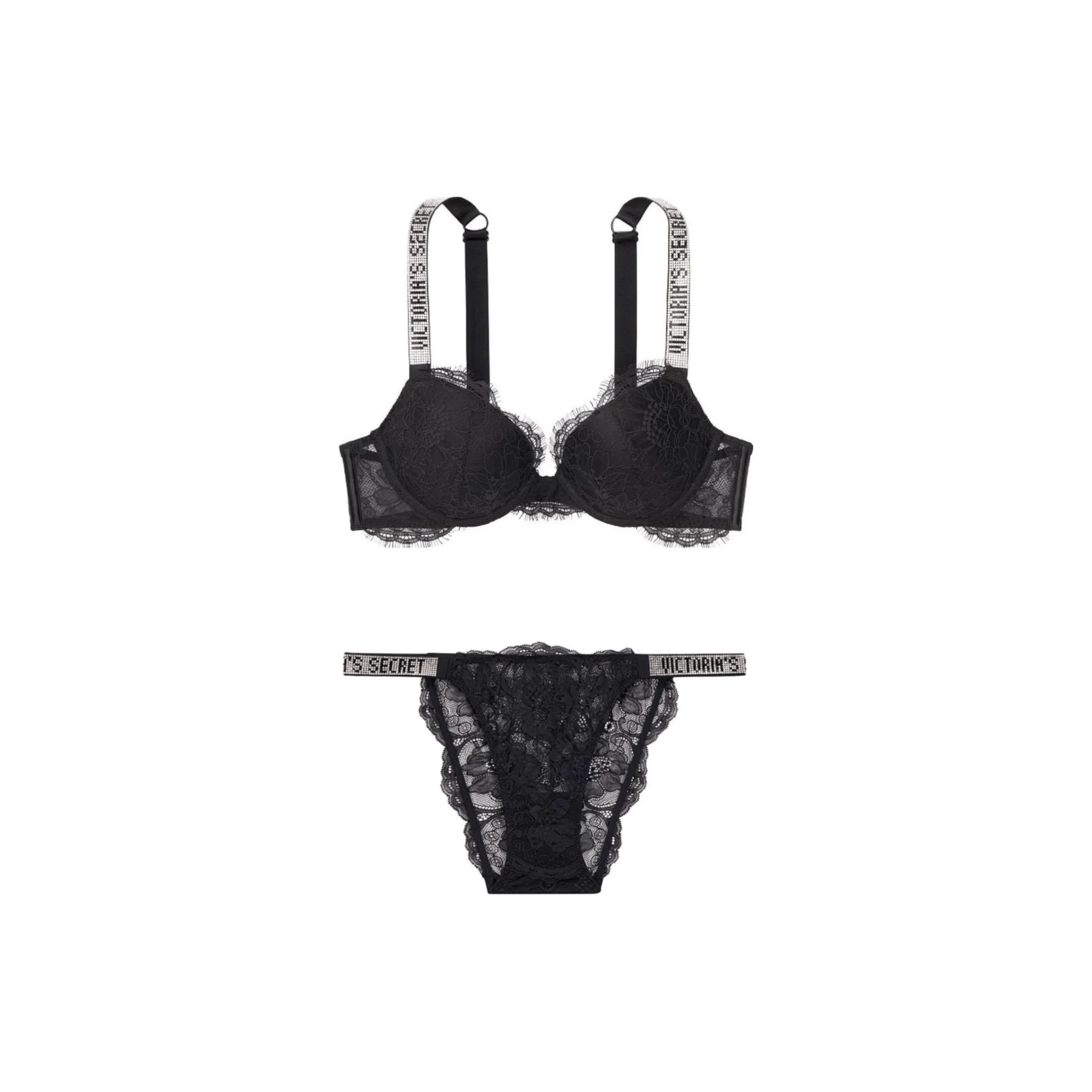 Victoria's Secret Underwear Set Women's Black