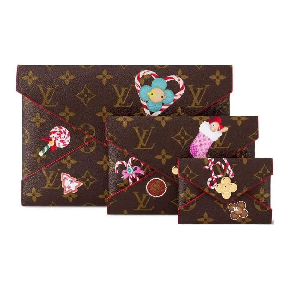 LOUIS VUITTON Kirigami Pochette Monogram/Candy Red