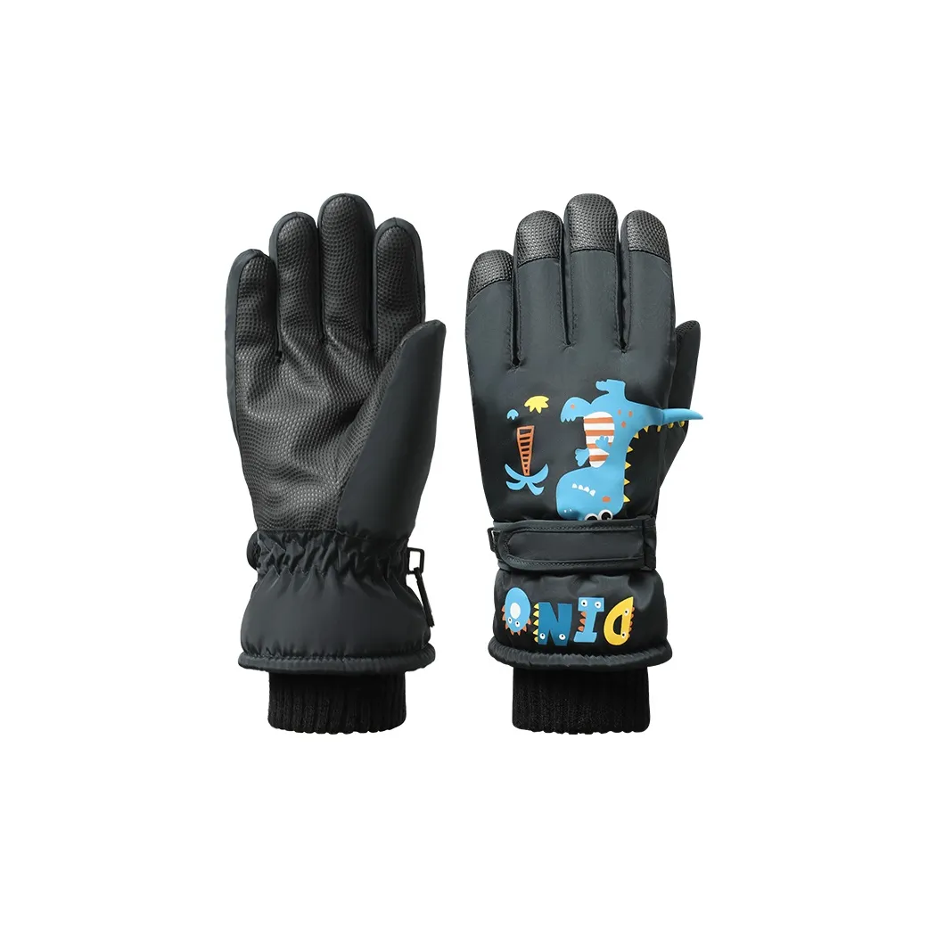 NANJIREN Утолщенные лыжные перчатки для детей