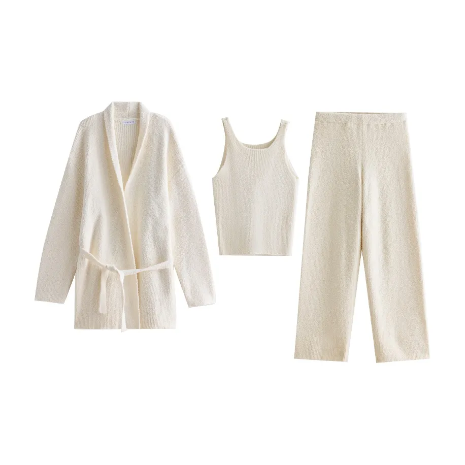 Same Language Пижамный комплект женский оранжевый белый