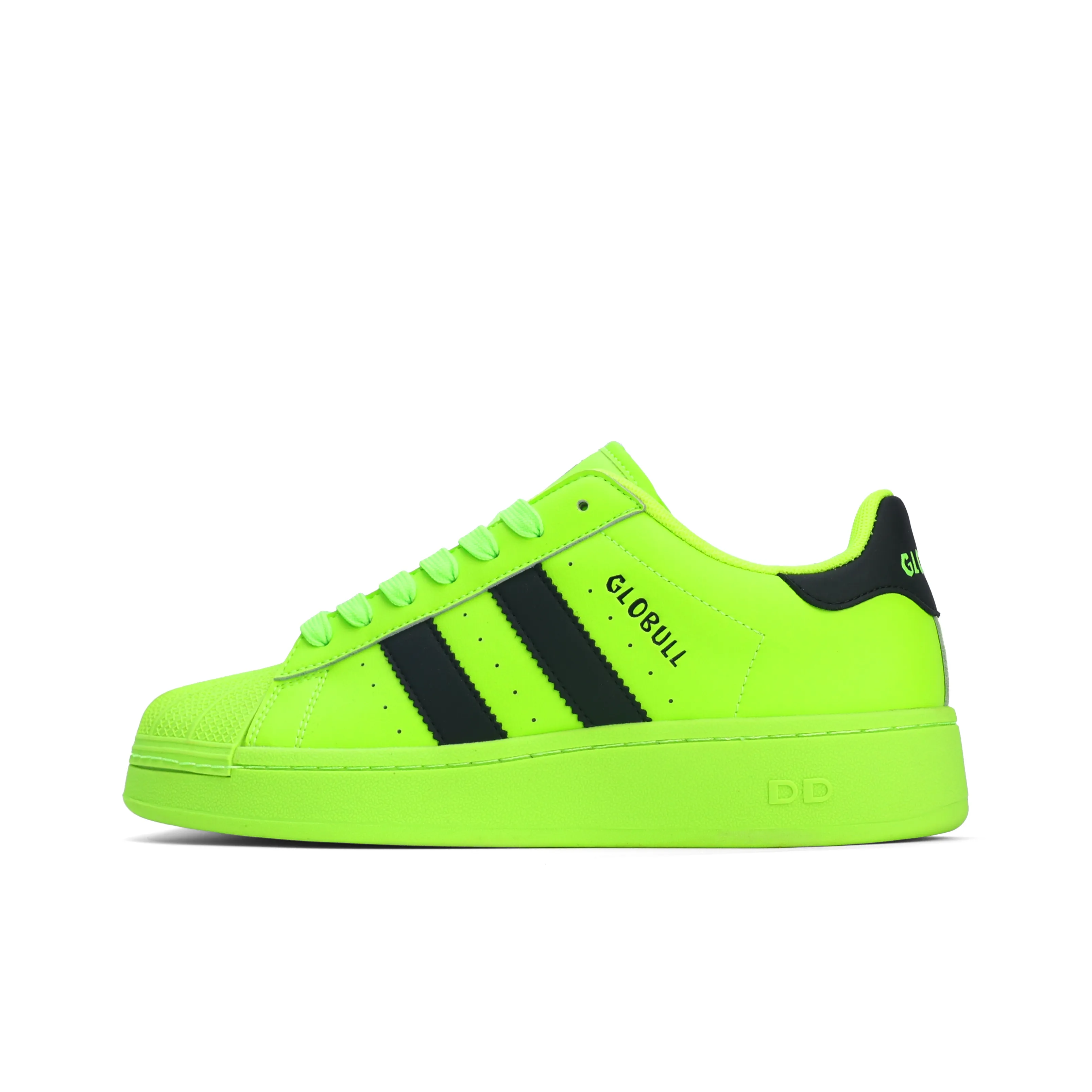 GLO BULL Skateboard Shoes Unisex Low top Neon Green