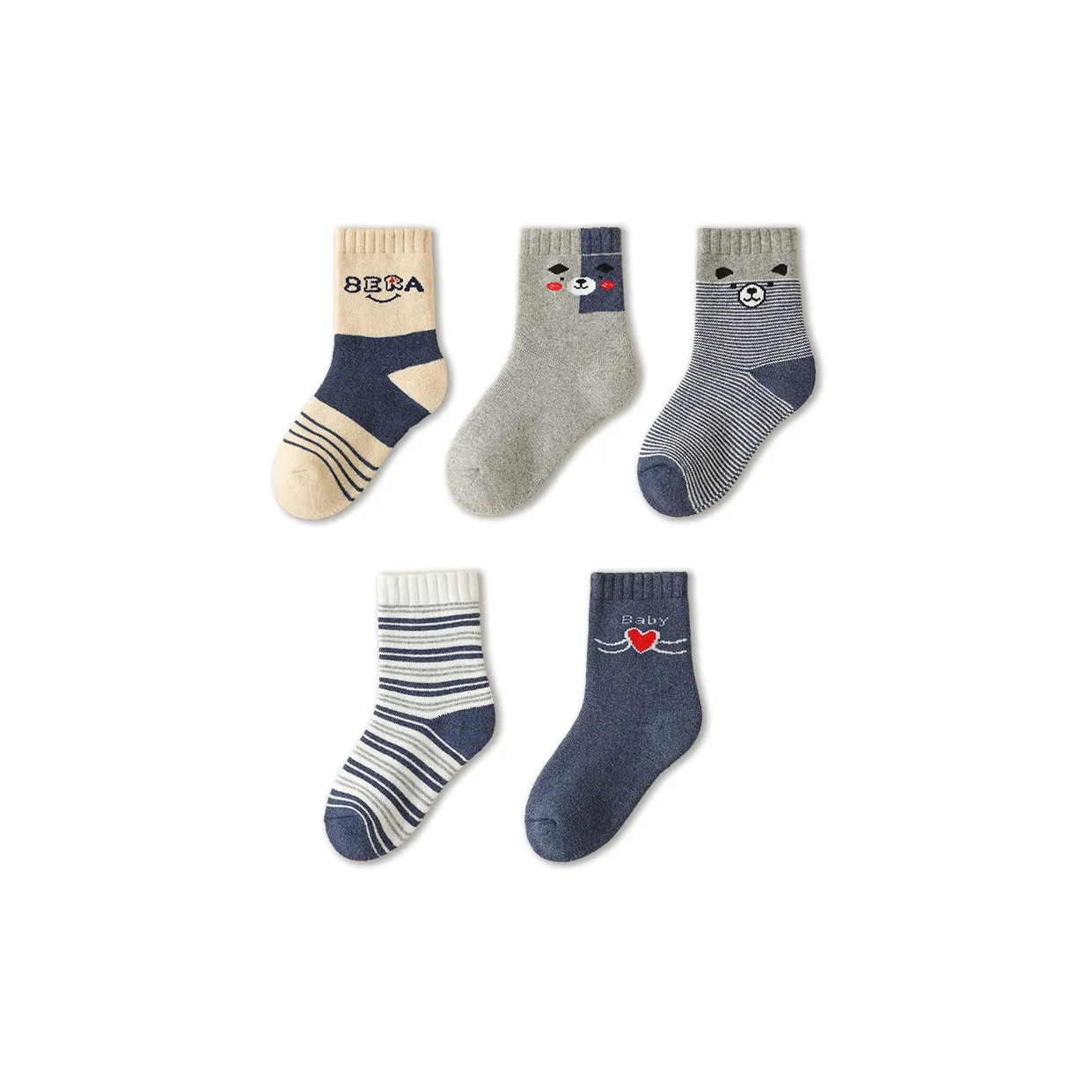 Lanza Носки Crew Мужские 5 пар Cute Bear