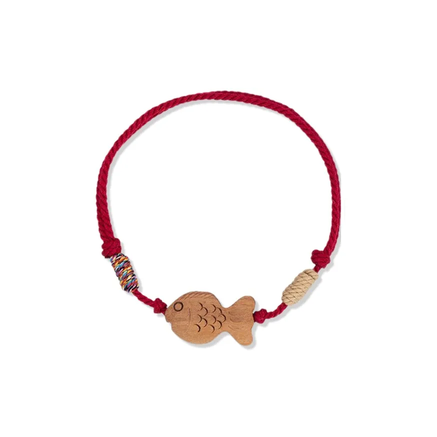 WANLIACC Ткань Счастливый кои Рыбка Пара Браслет Унисекс