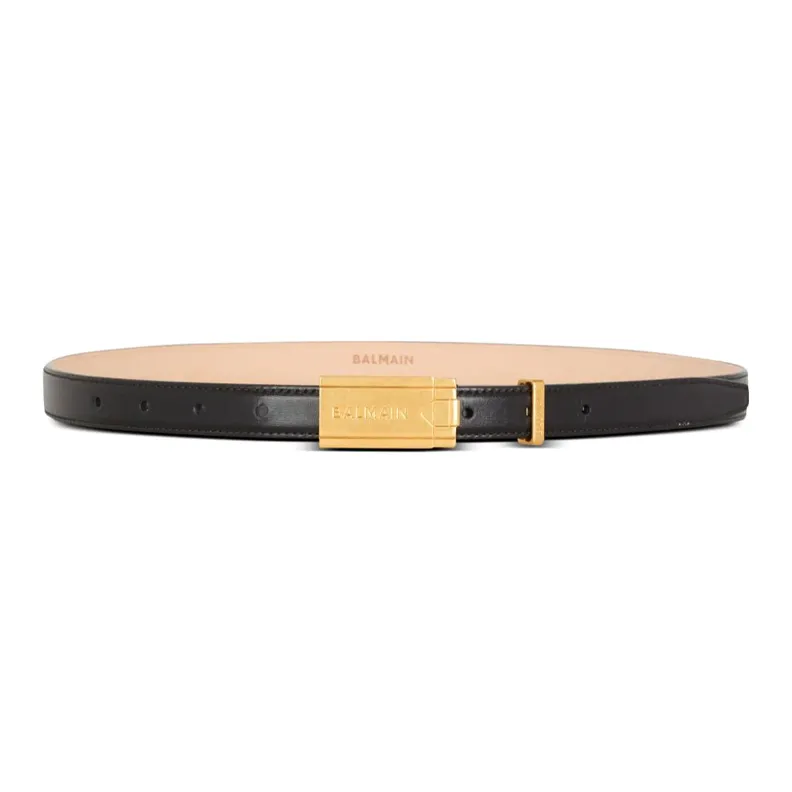 BALMAIN Classic Logo Plaque Belt