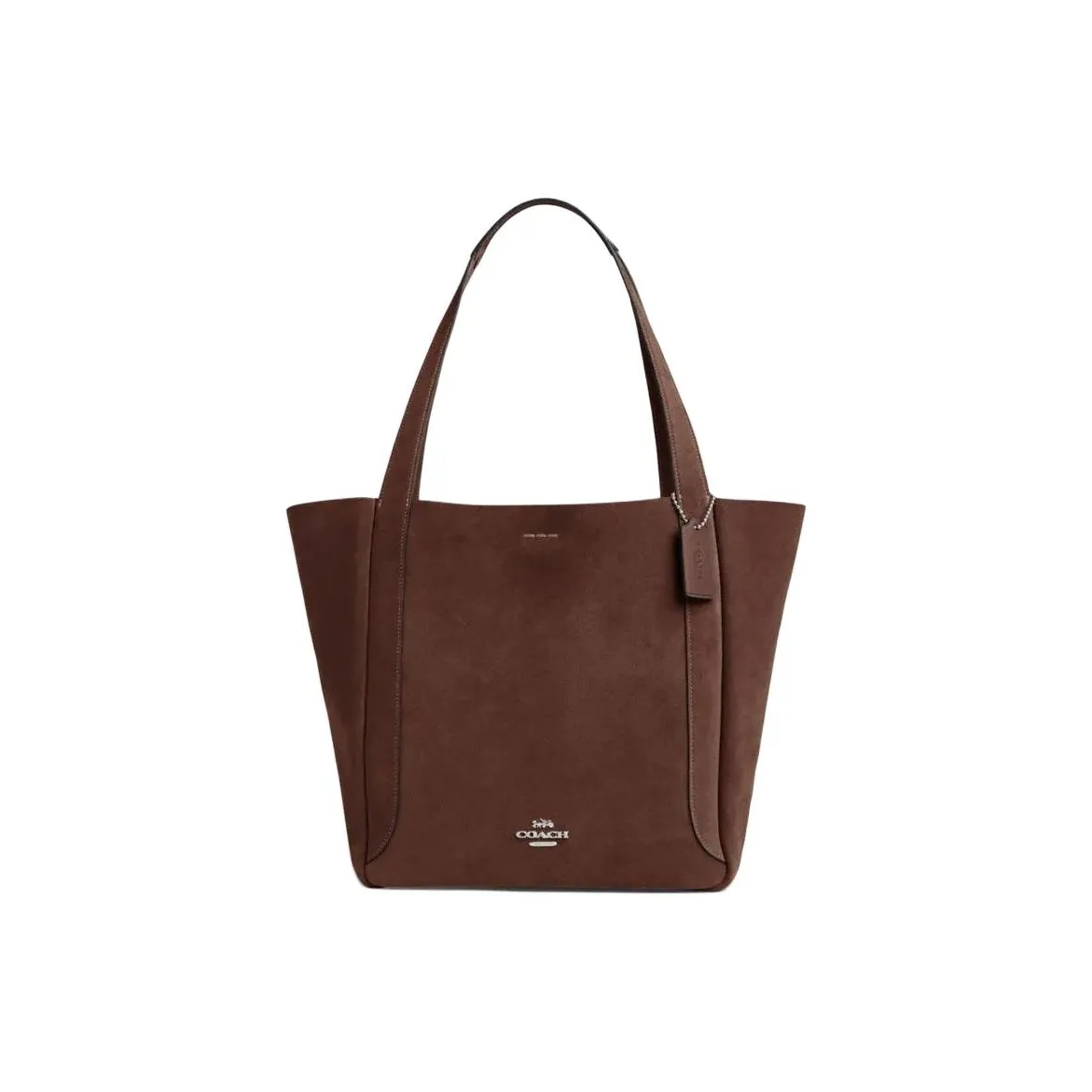 COACH Hadley Коровья кожа Тоут Сумка Сумка для покупок Сумка Сумка через плечо Большая Женская Темный кофейный цвет