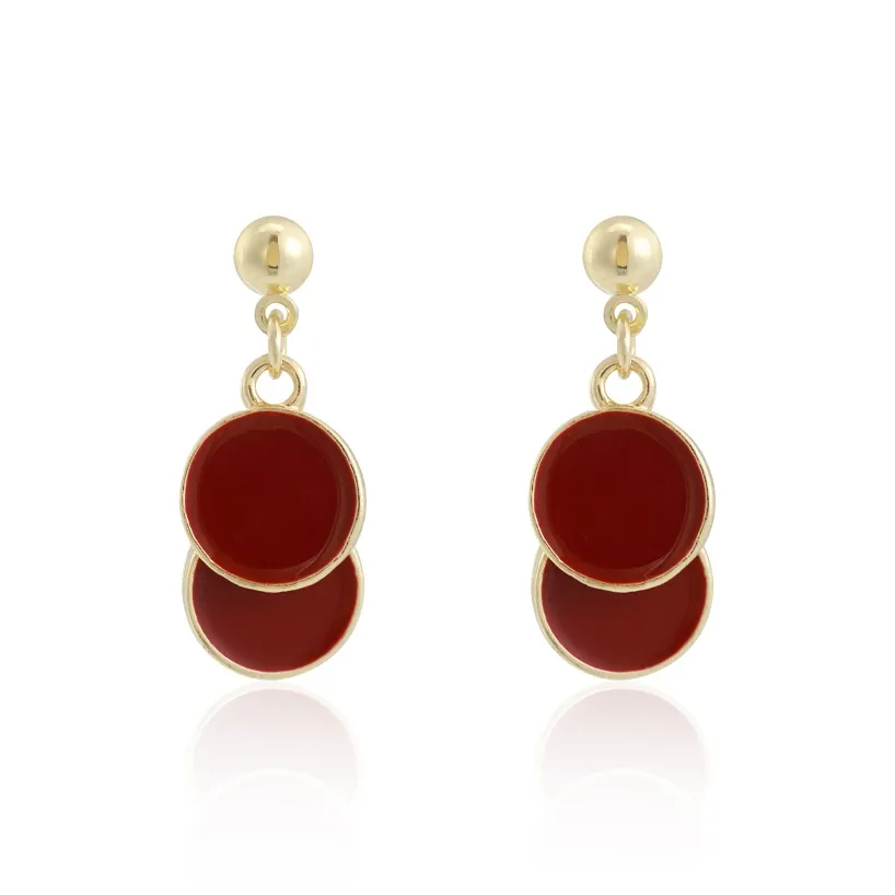 ZANC Серебро S925 Серьги-гвоздики Женские