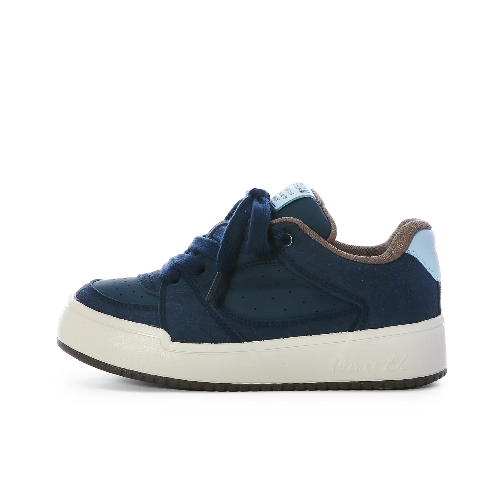 Lovely You Durable Lightweight And Breathable Low Top Skateboard Shoes Women's Dark Blue