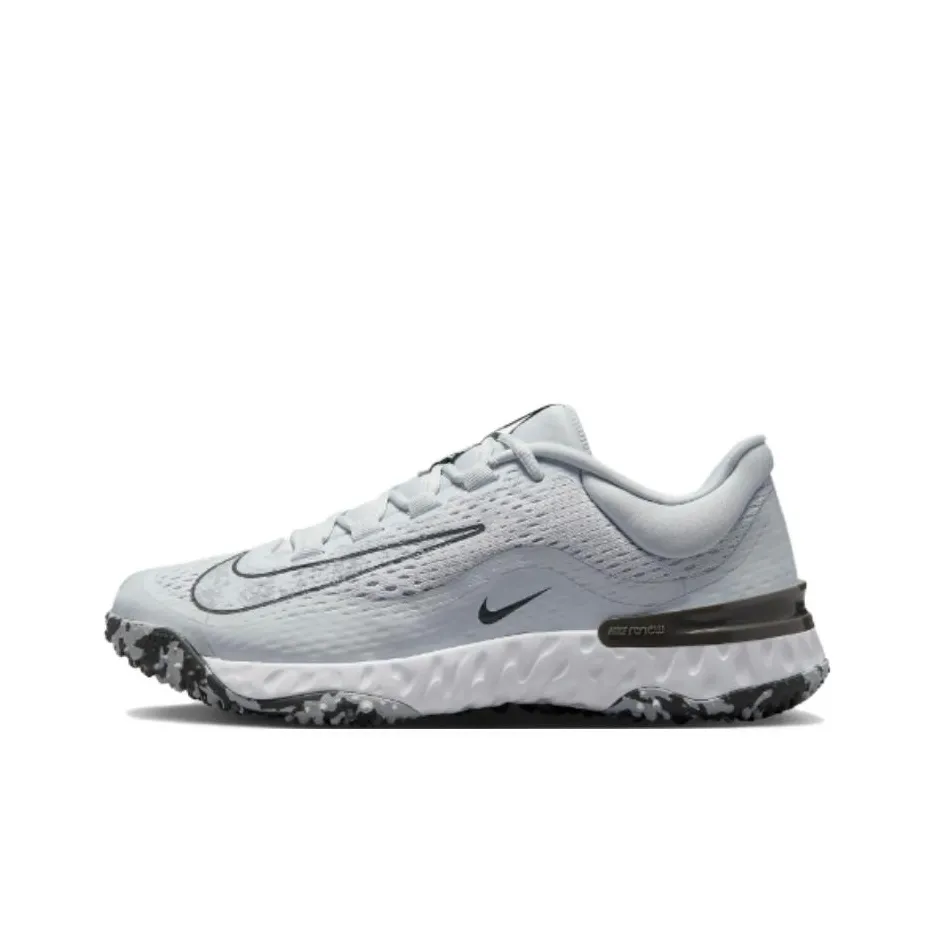 Nike Alpha Huarache Elite 4 Turf Pure Platinum Iron Grey White Wolf Grey Women's