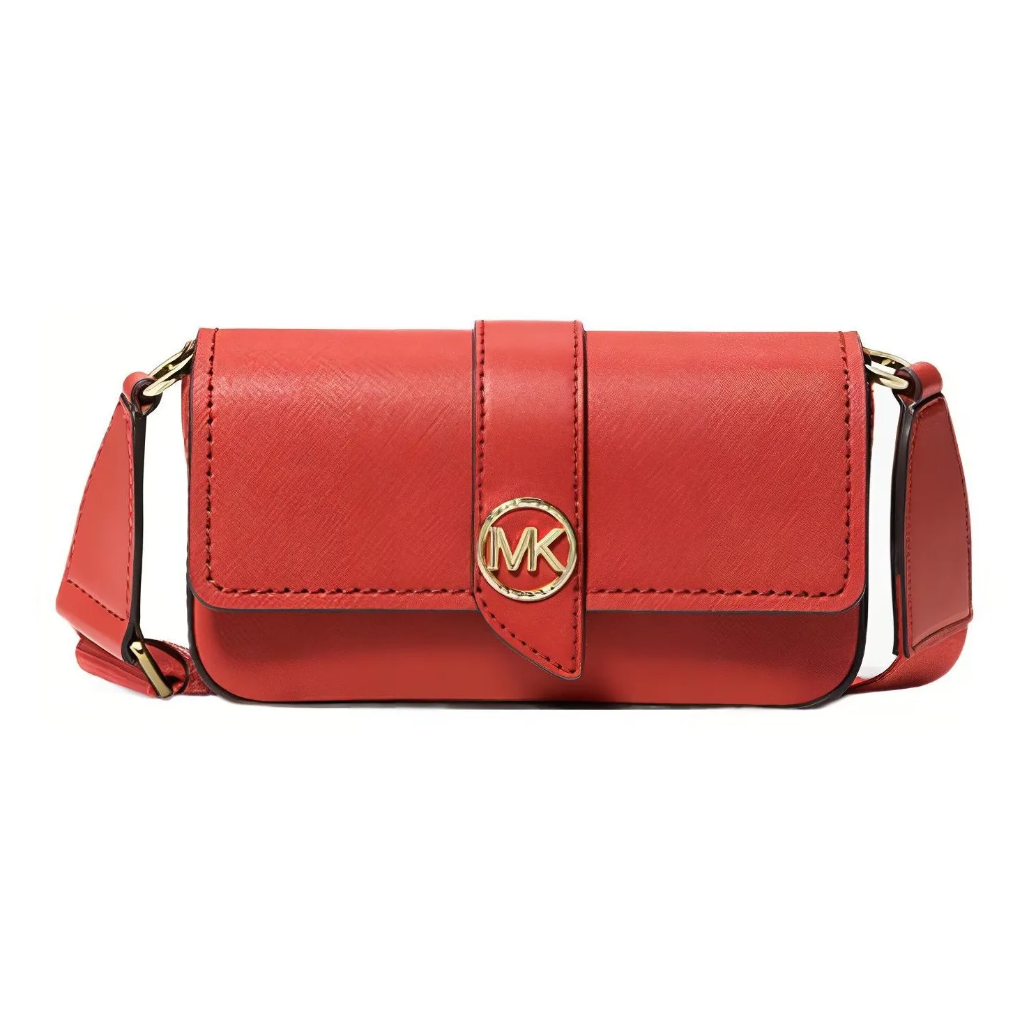 MICHAEL KORS Greenwich Saffiano кожа сумка через плечо сумка на плечо женская красная