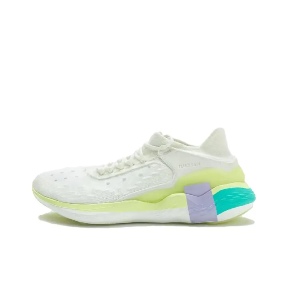 DECATHLON Kalenji Cushioning Slip Resistant Breathable Support Low Top Running Shoes Men's Ecru