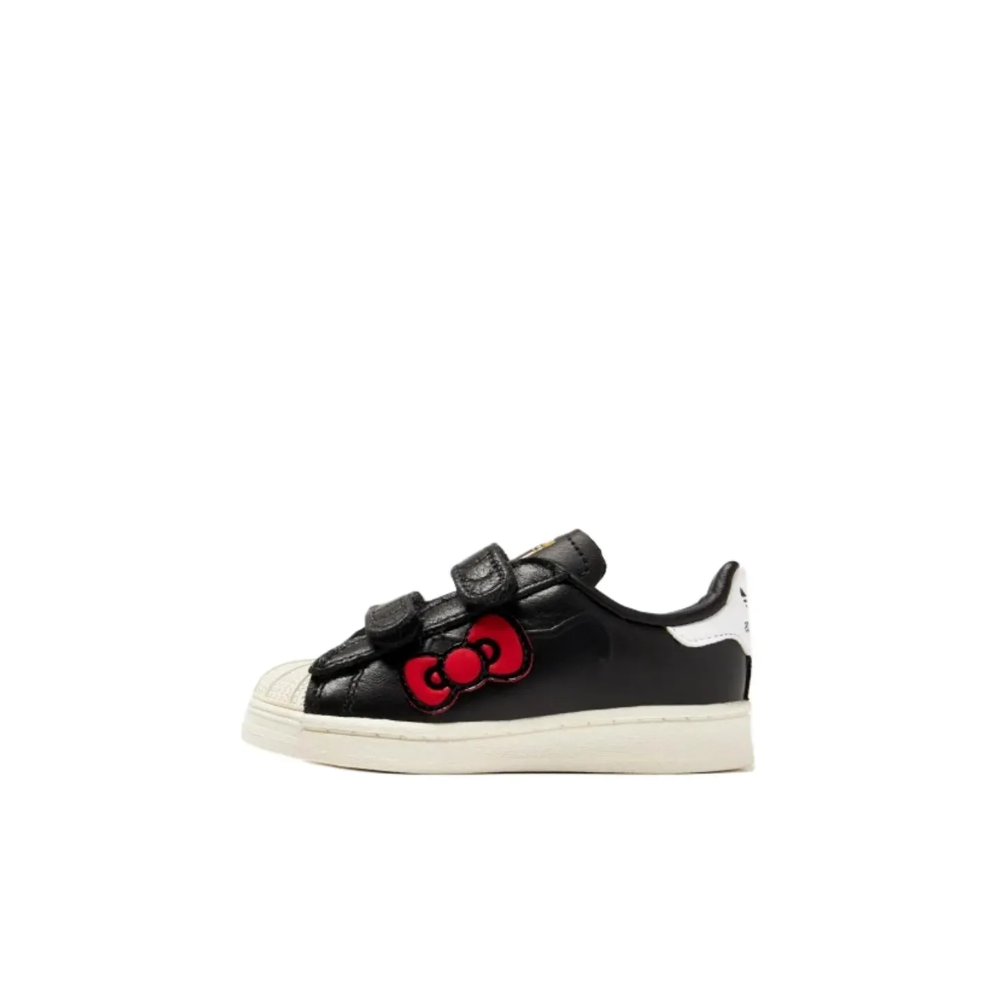 Hello Kitty x Adidas Originals SUPERSTAR Low Топ Обувь для малышей Черный Infant и Toddler