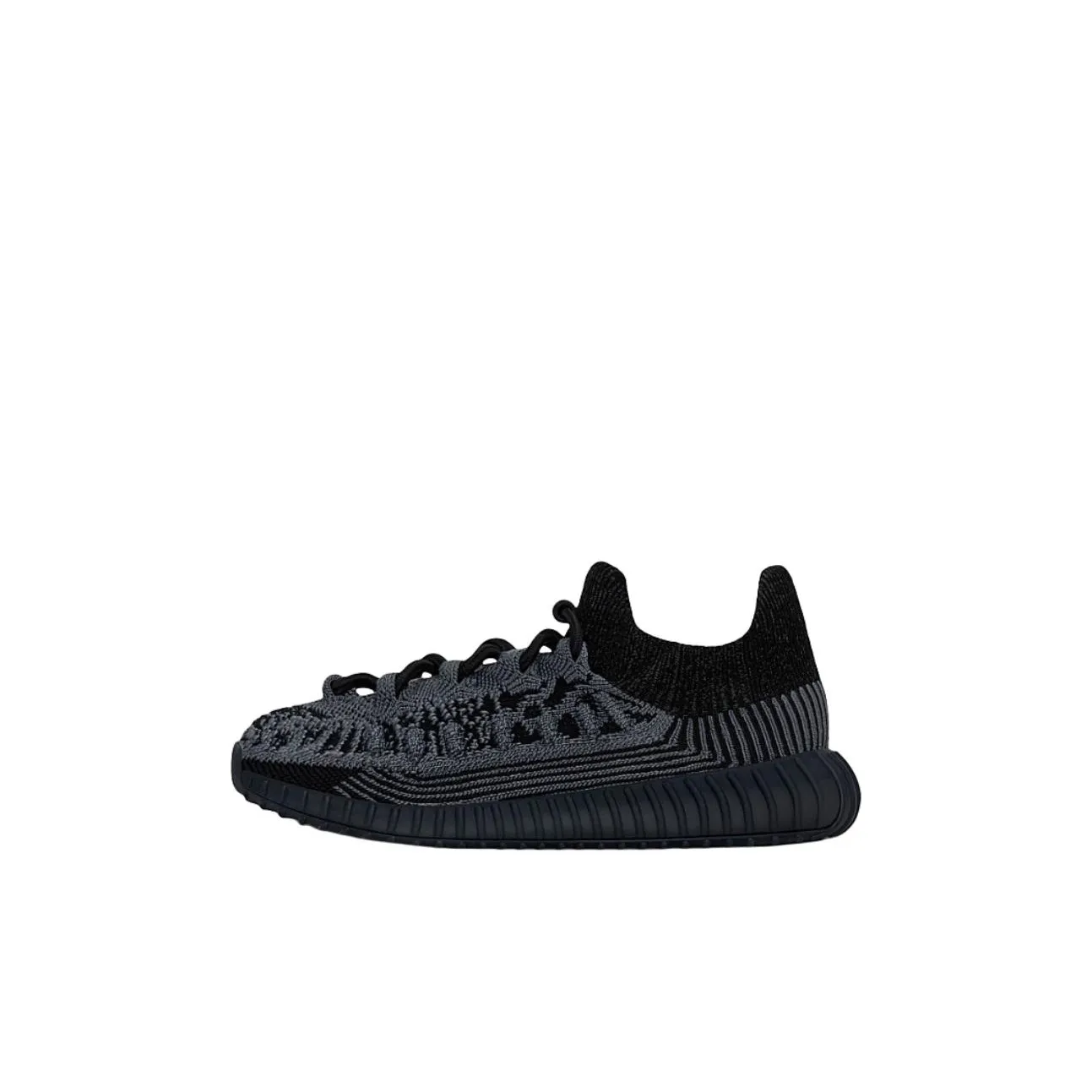 Adidas Originals Yeezy Boost 350 V2 Устойчивый к истиранию Низкий Топ КIDS Лайфстайл Обувь Черный Детский