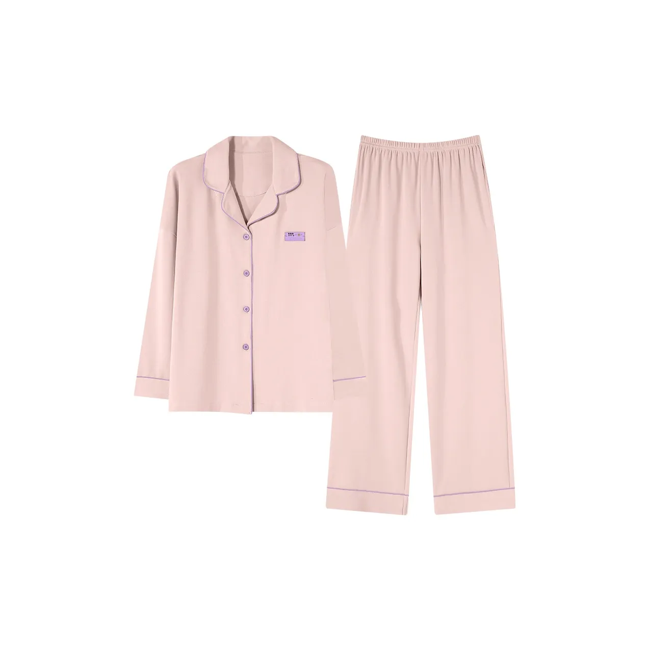 Городская красота Pajama Комплект Женский Медовый Розовый