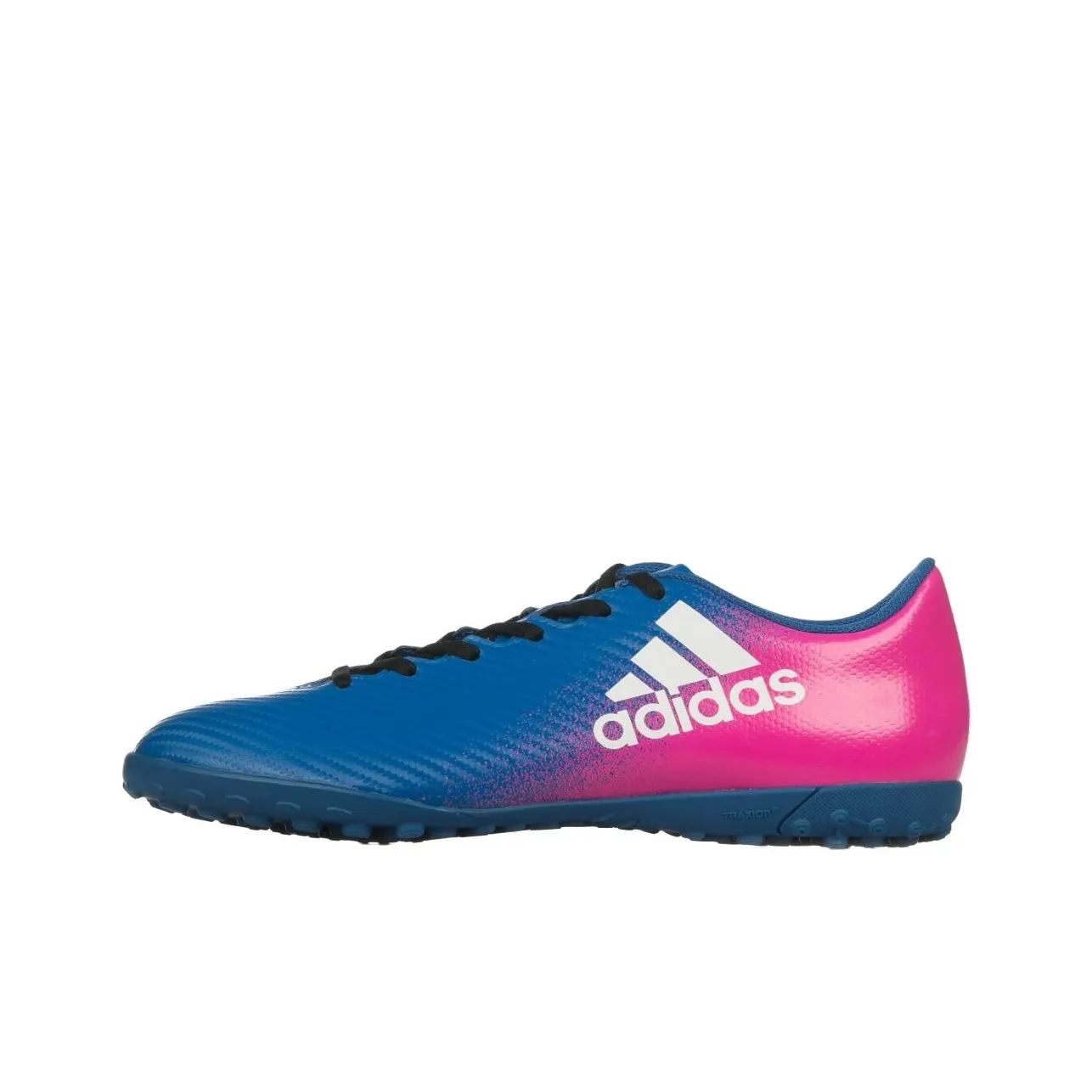 Adidas X 16.4 TF Turf Anti Slip Wear Resistant Soccer Shoes Men's Blue Pink