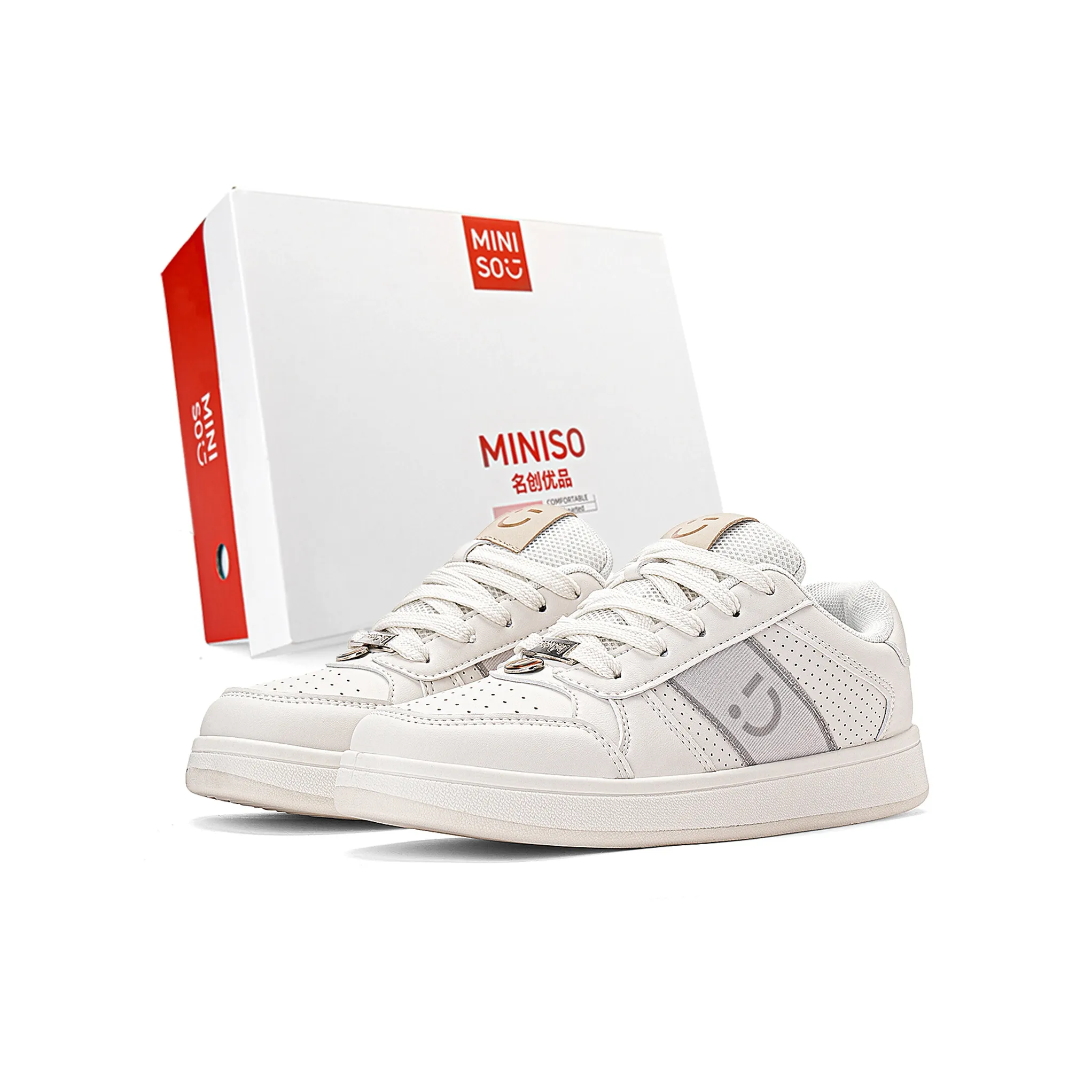 MINISO Low Top Skateboard Shoes Unisex Gift Box Set