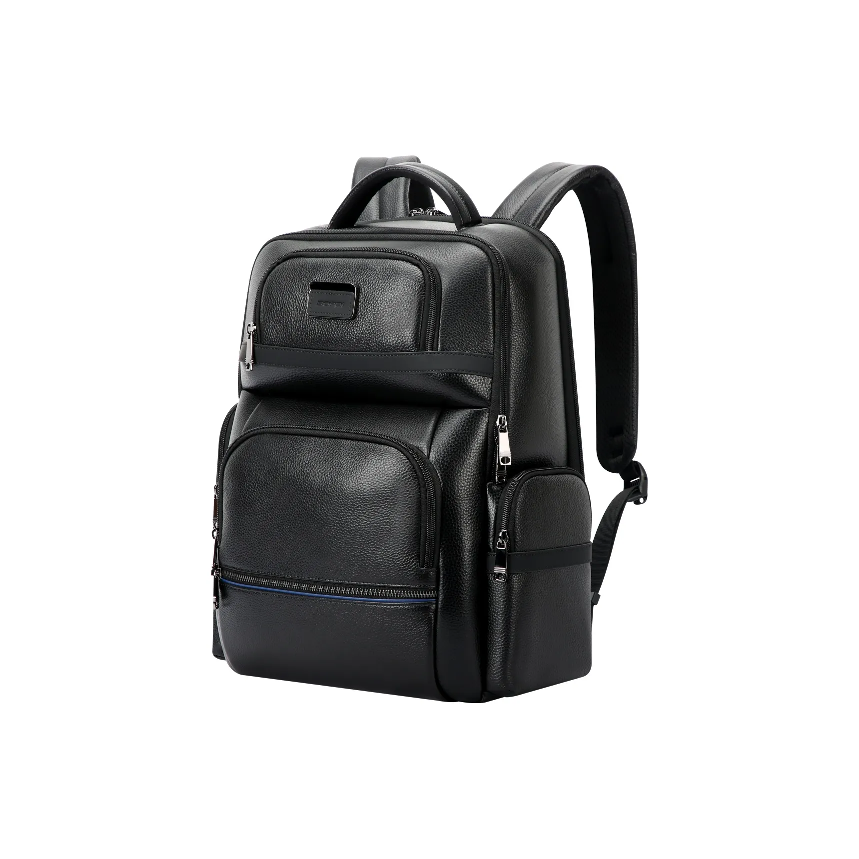 BOPAI Тело Коровья Кожа Carry Рюкзак Мужской Черный