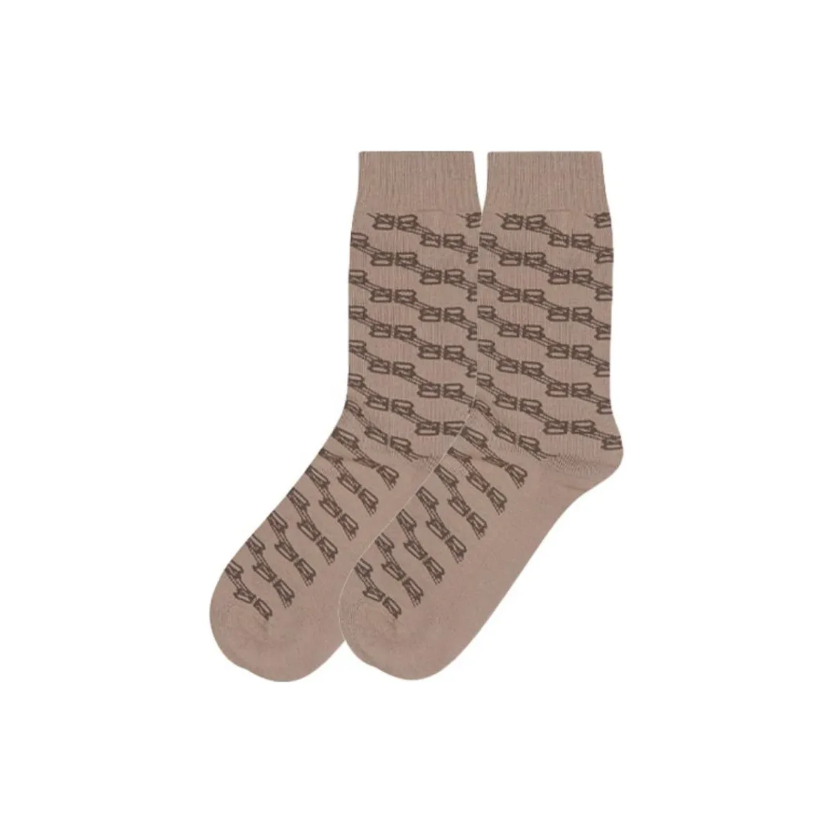 Balenciaga Носки до колена стандартный крой унисекс 1 упаковка коричневый