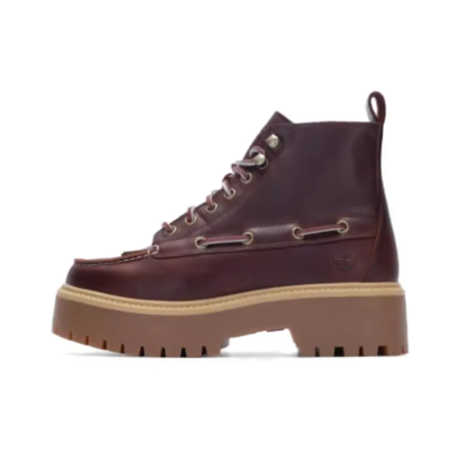 Timberland Короткий Мартин Ботинок Женские Красно-коричневый