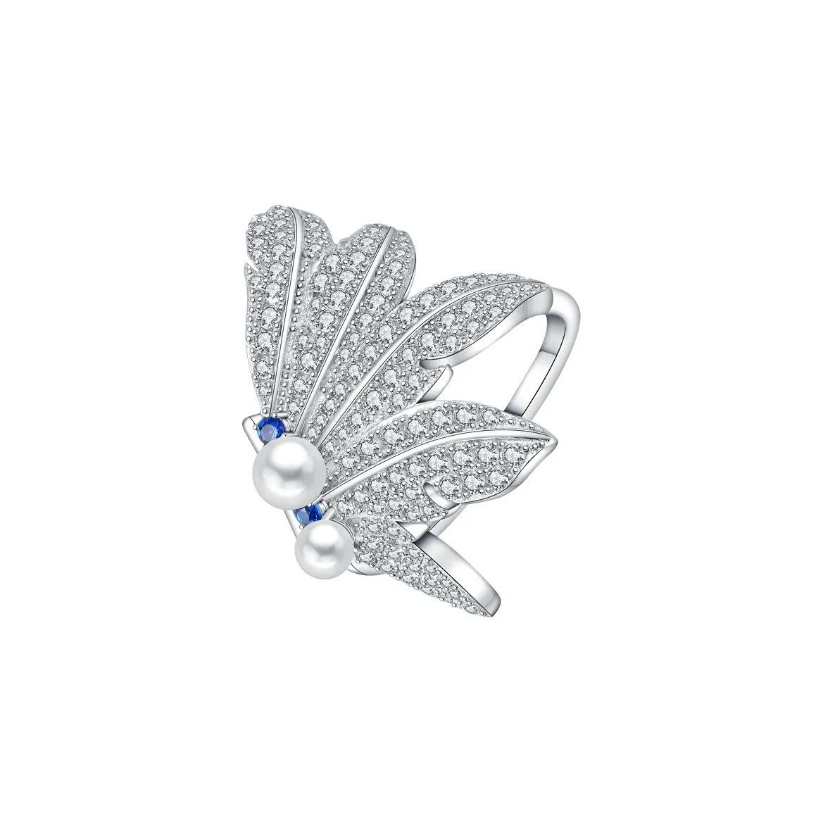 BABYBEI 925 стерлинговое серебро жемчужная раковина кольца женские