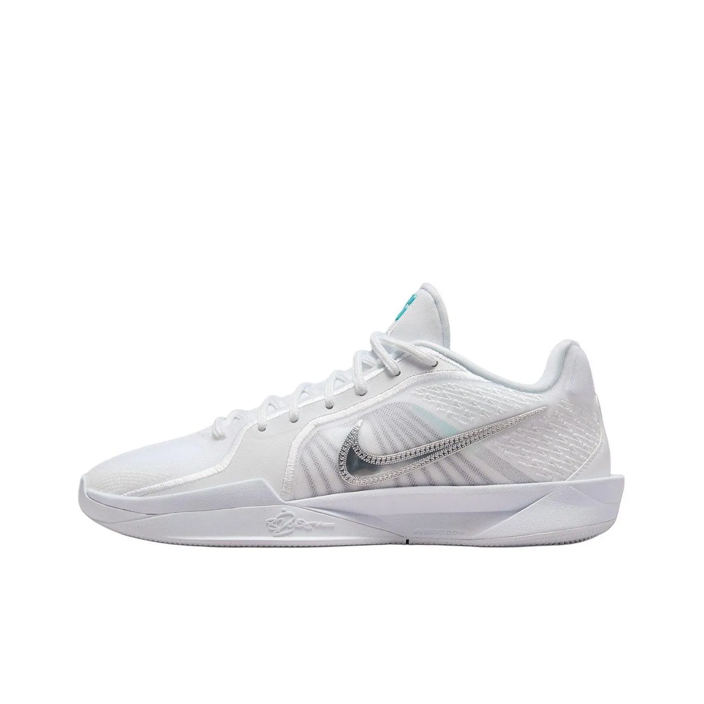 Nike Sabrina 2 Slip-resistant Abrasion-resistant Low Top Детские баскетбольные кроссовки Белый