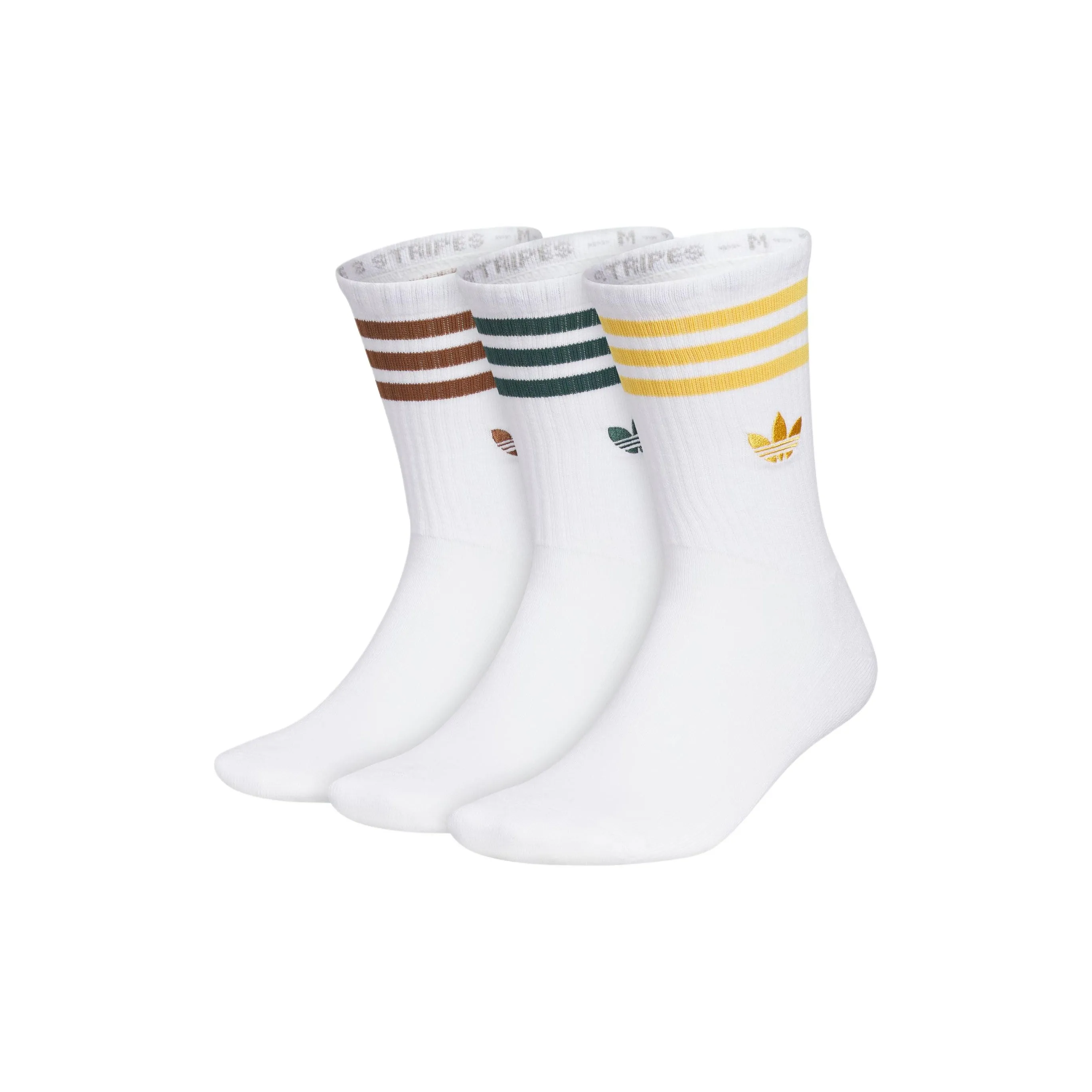 Adidas Originals Носки Crew Унисекс 3 упаковки белые