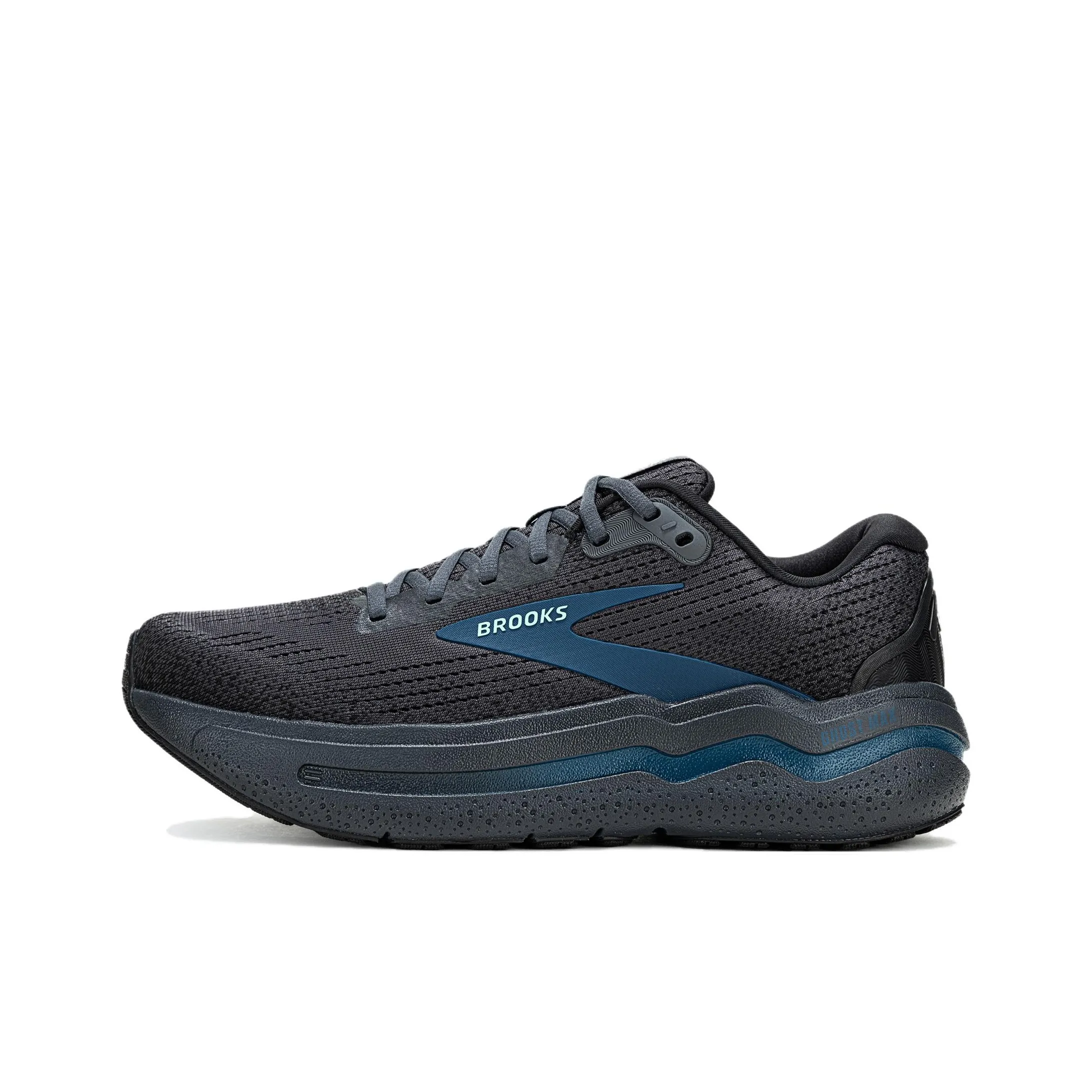Brooks Ghost Ma Низкий Топ Беговые кроссовки Мужские Серый Синий