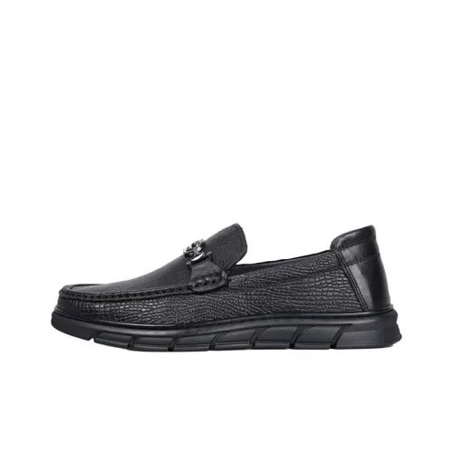 Wit Мужские повседневные туфли Low Top Черные Мужские