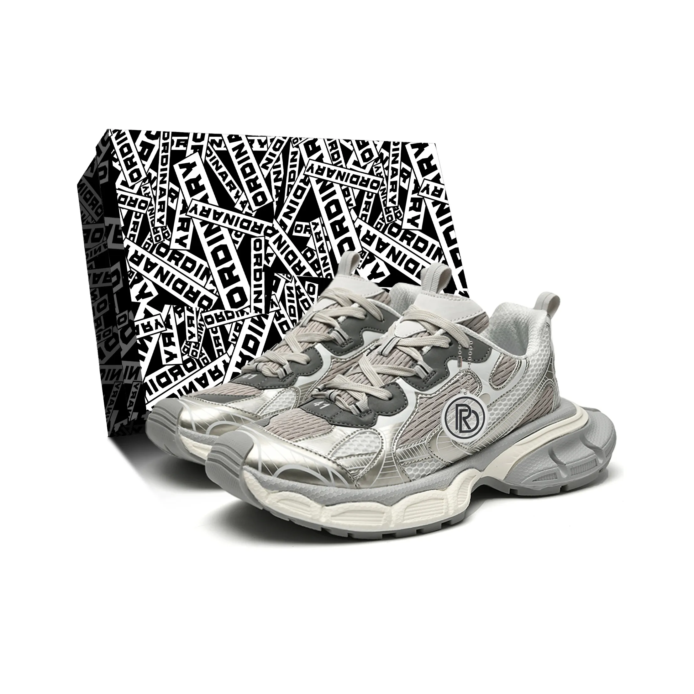 ORD Ударопрочный Износостойкий Легкий Дышащий Устойчивый к скольжению Низ Низкий Топ Толстая подошва Кроссовки Унисекс