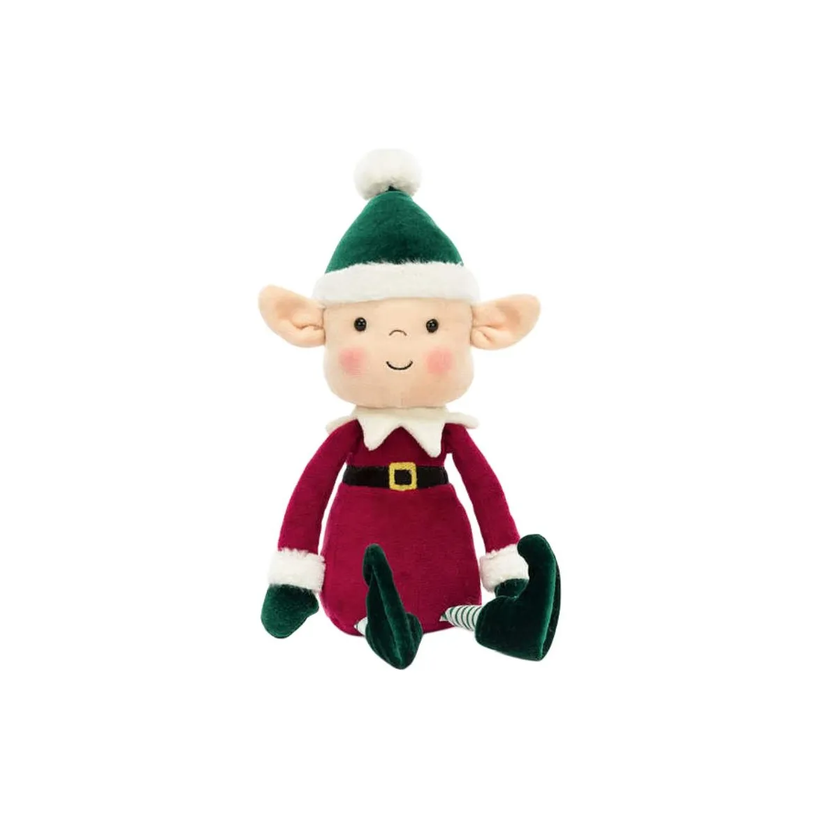 JELLYCAT Christmas series Del Dao Эльф Куклы Плюшевая кукла 30 см Высота