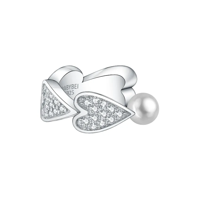 BABYBEI Shell Pearl Clip On Серьги Женские