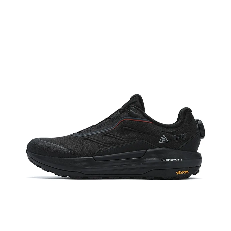 FILA BOA EXPLORER 2 Low Top Running Shoes Men's Black