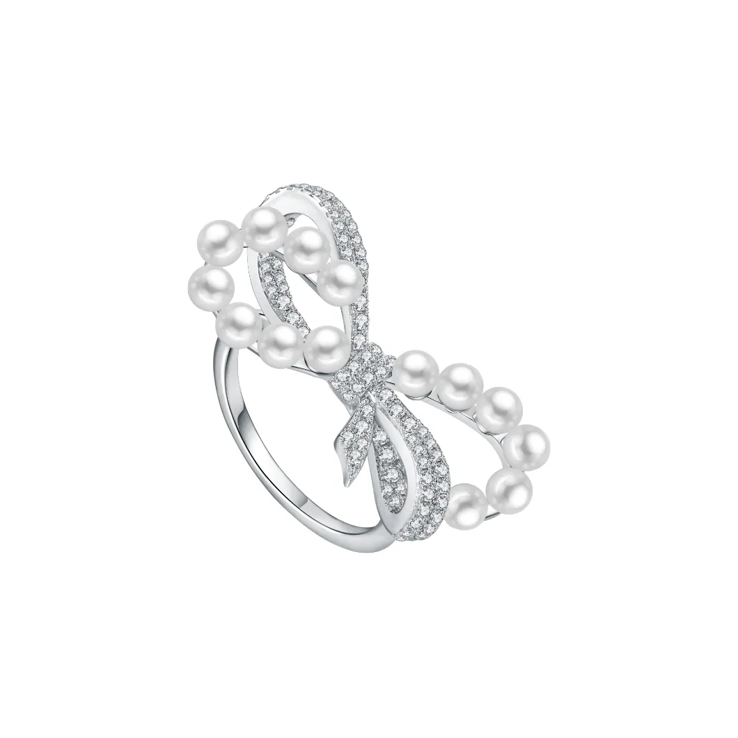 BABYBEI Shell Pearl Rings Women's
