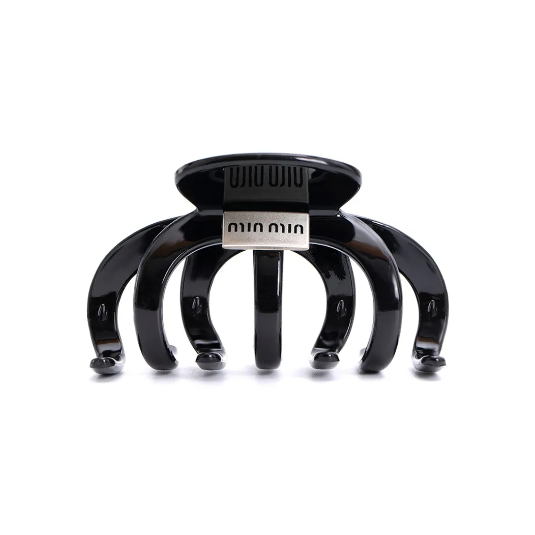 OFLY Acrylic Hair Clips Women's Black/Burgundy/Silver/Transparent Gray