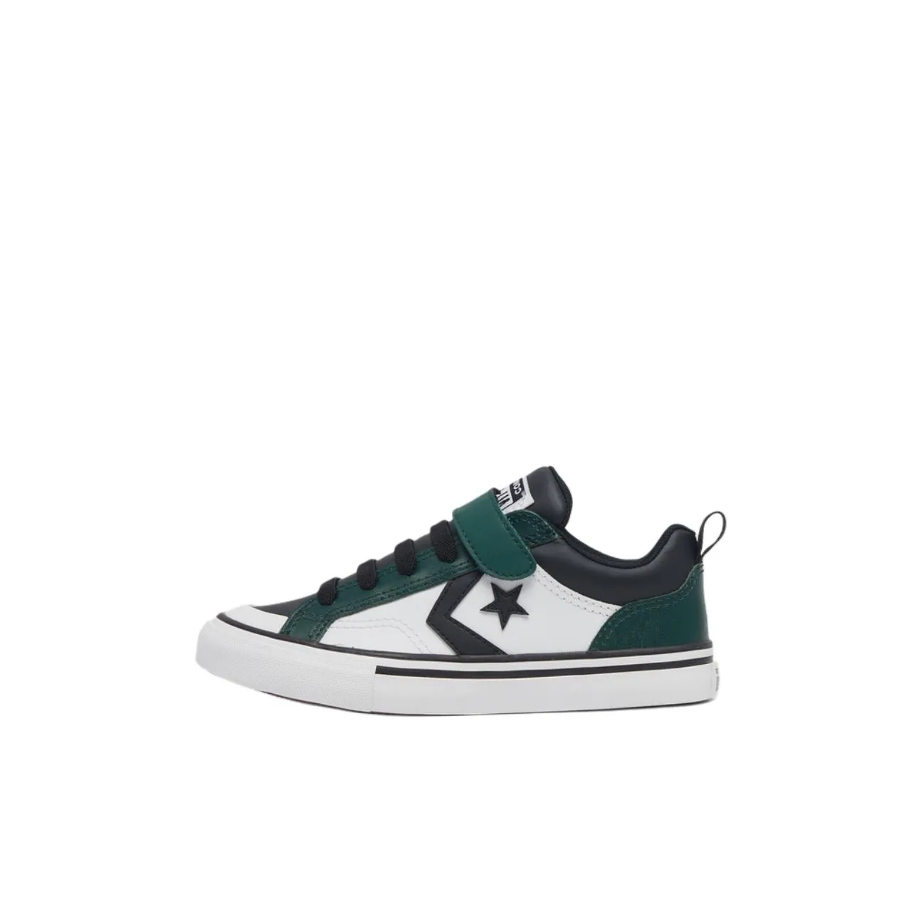 Конверс Pro Blaze Strap Износостойкие Низкие Кеды для Детей Lifestyle Shoes Зеленые