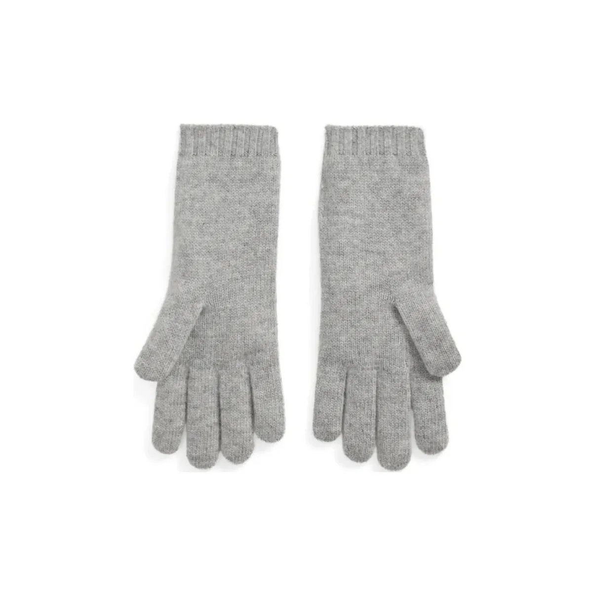 Ralph Lauren Wool Knit Gloves Women's Gray