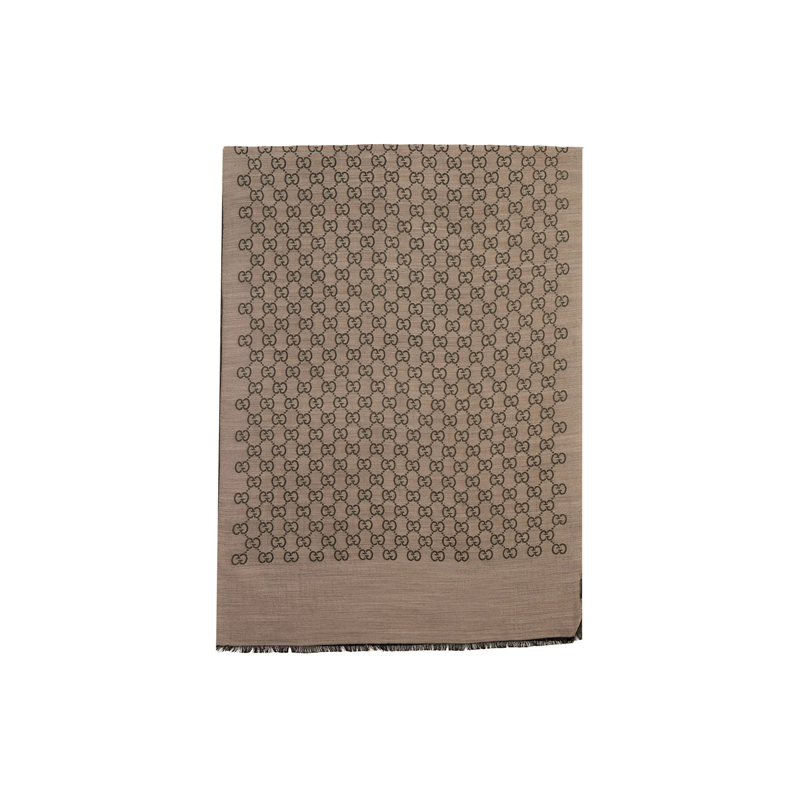 GUCCI Вязаные шарфы Унисекс Темно-бежевый
