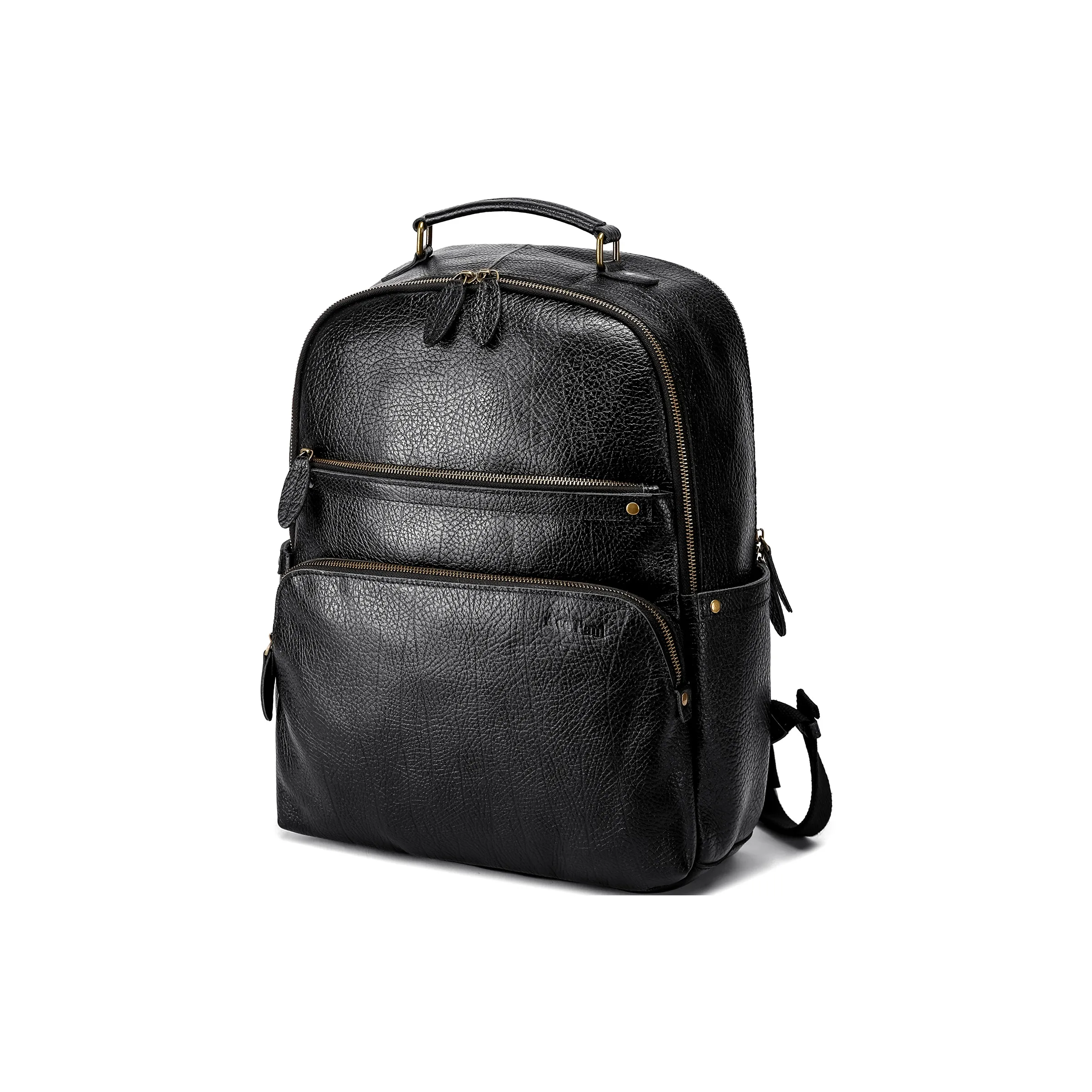 Ace Paul Рюкзак из крупнозернистой текстуры коровьей кожи стандартный мужской черный
