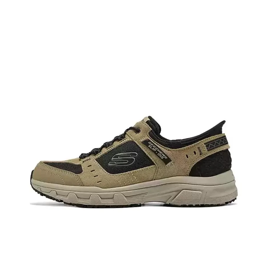 Skechers OUTDOOR MENS Low Top Hiking Shoes Men's Umber Black