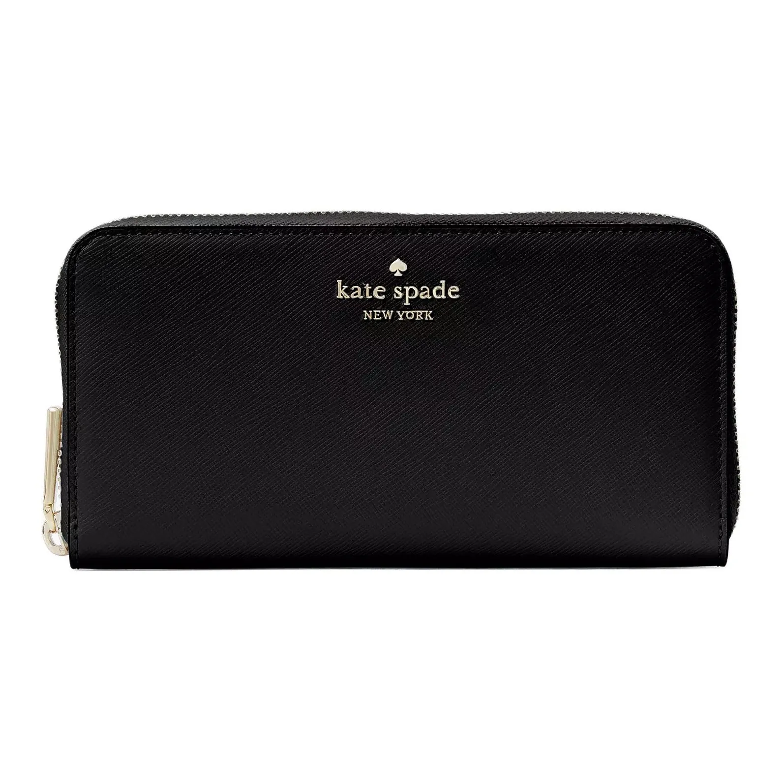 Kate Spade Leather Wallet Tubas Women's Black