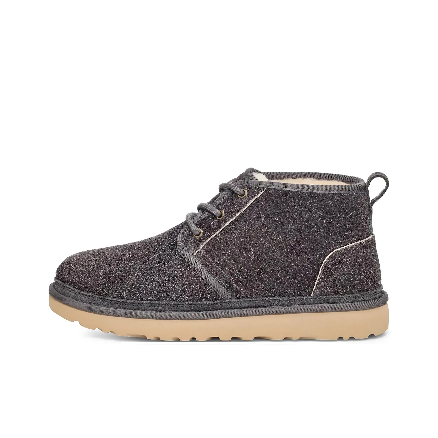 UGG have Neumel Shaggy Suede Boot Dark Grey Women's