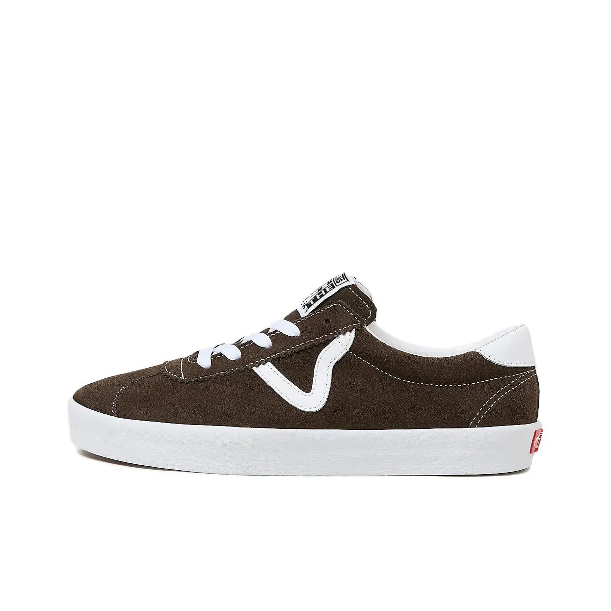 Vans Sports Low Топ Скейтборд Кроссовки Унисекс Коричневый