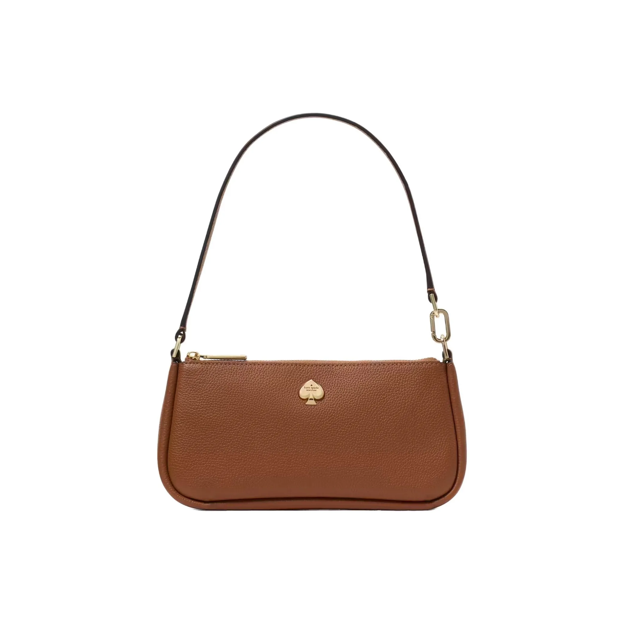 Kate Spade Litchi Grain Leather Shoulder Bag, Handbag, Shoulder Bag Women's Gingerbread