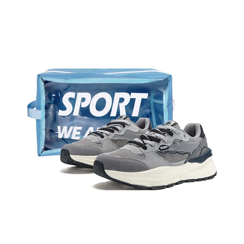 KAPPA Устойчивый к истиранию низ низ низ топ кроссовки для бега мужские акулий серый спокойный серый премиум серый