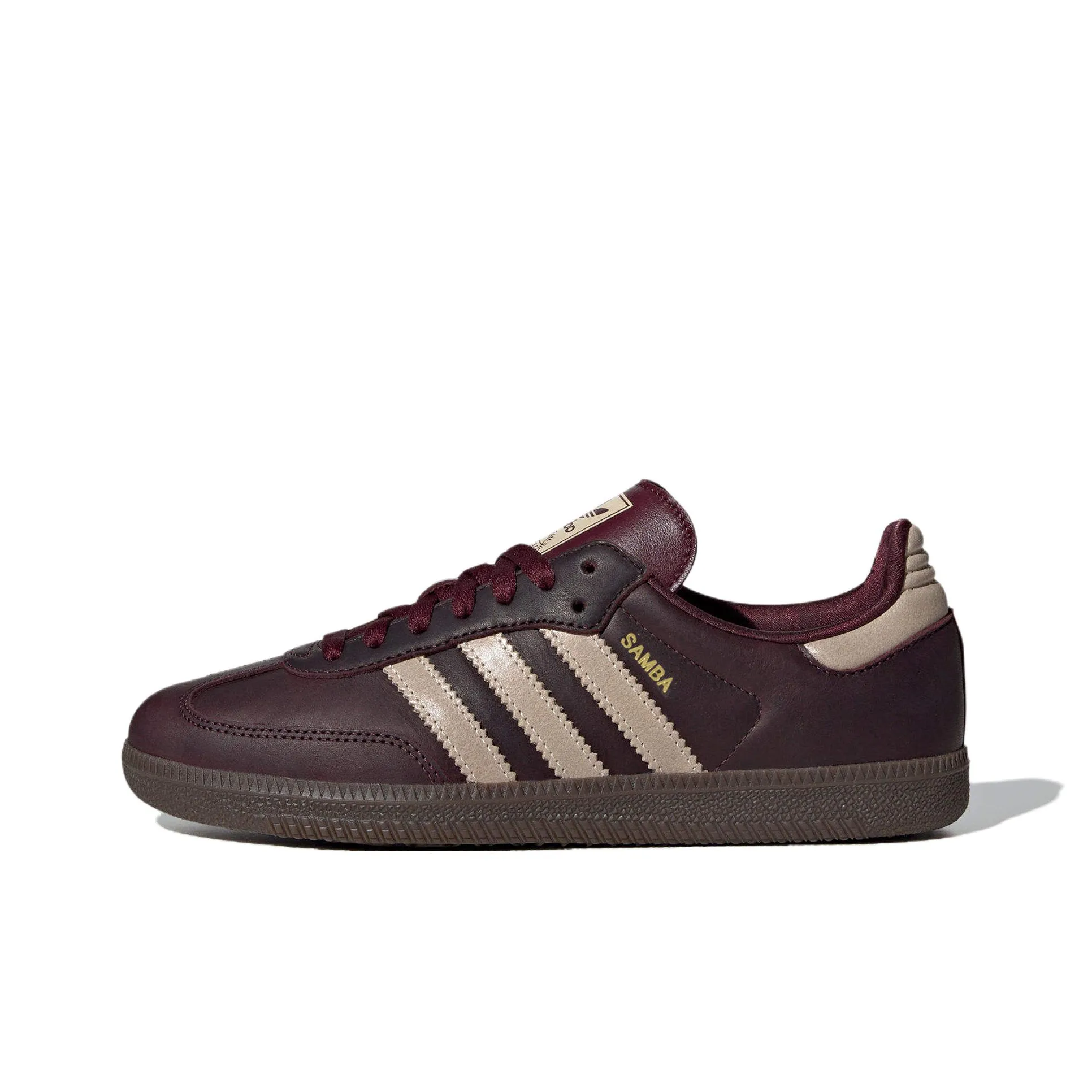 Adidas Originals Samba Og Maroon Crystal Sand Women's
