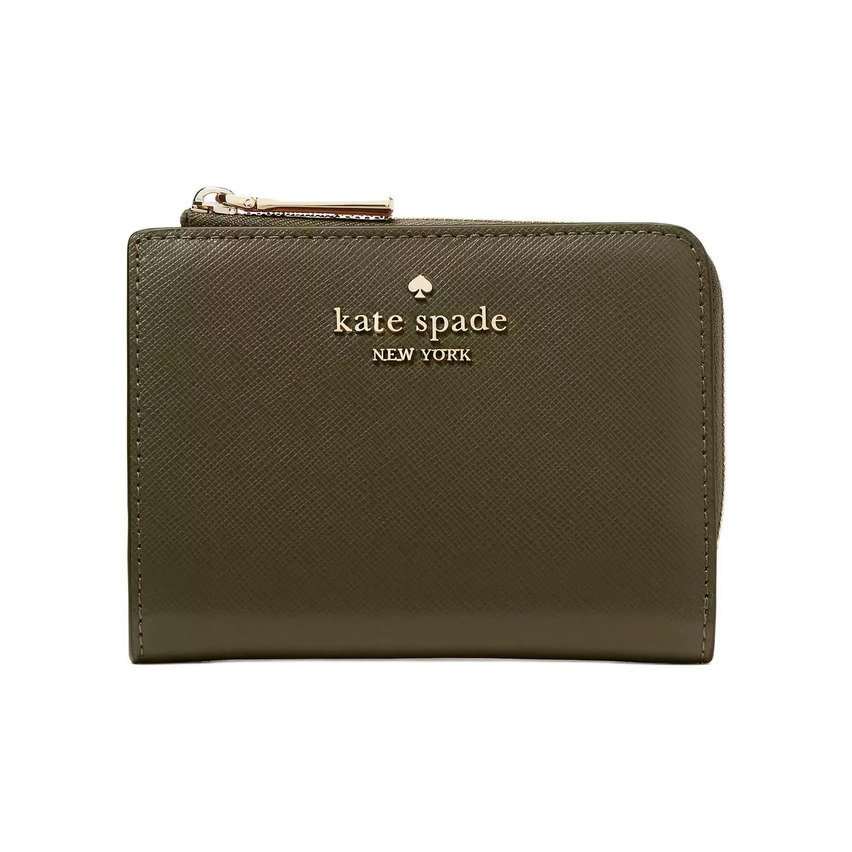 Kate Spade Saffiano Leather Wallet Small Size Women's Seaweed Green