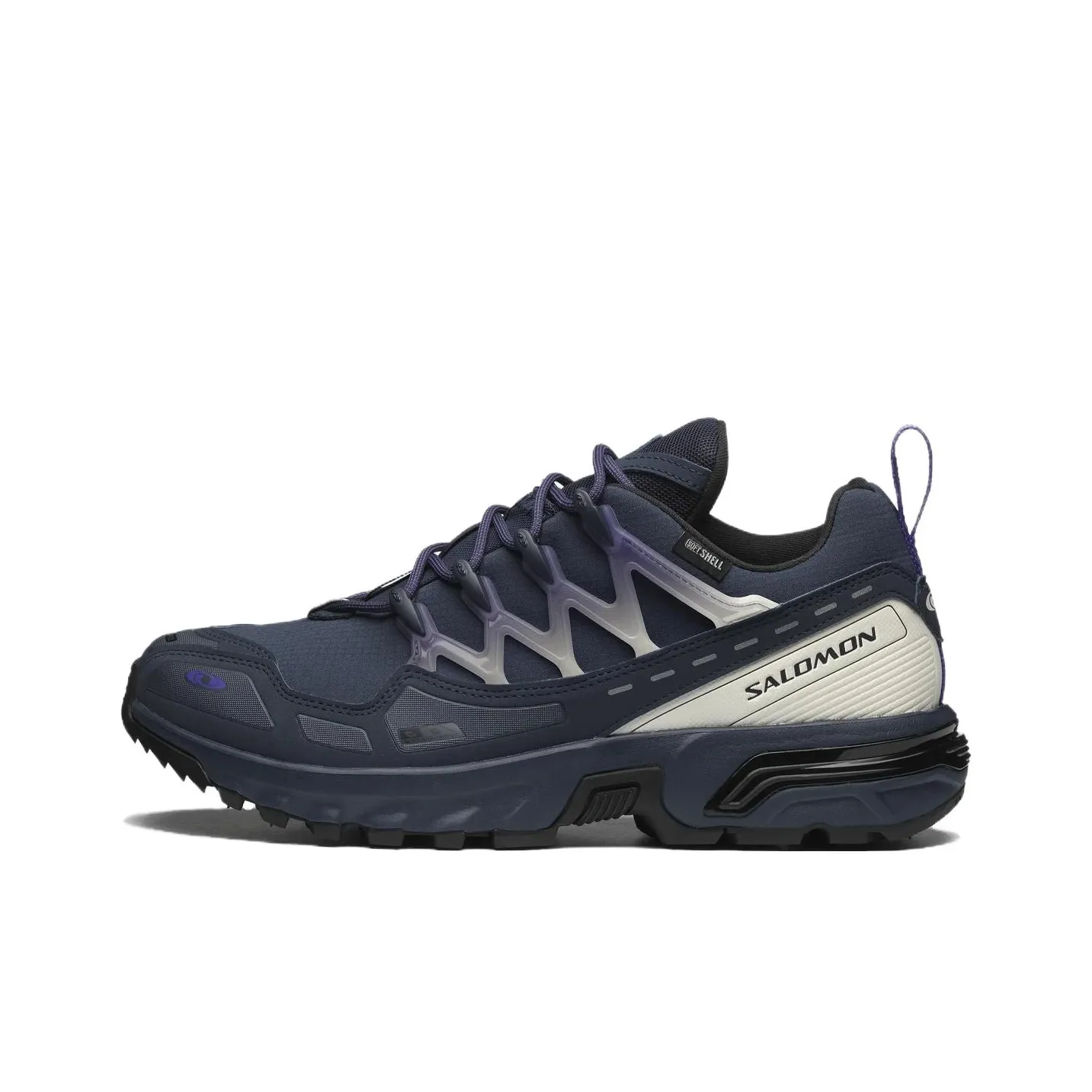 SALOMON Амортизация Покрытие Поддержка Дышащий Низкий Верх Беговые кроссовки Унисекс Темно-синий