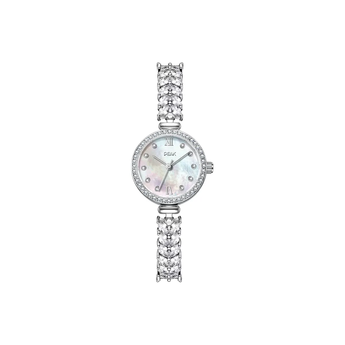 PEAK Mermaid Кварц Механизм Нержавеющая Сталь Ремешок Часы Женские Часы Жемчужная Раковина Циферблат