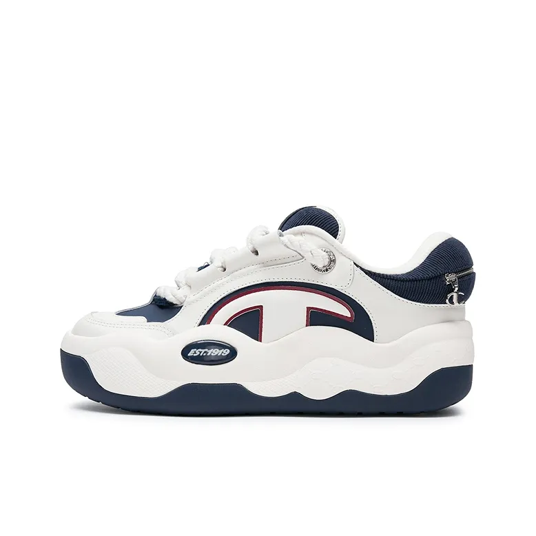 Champion Cloud Cotton CloudNine V1 Skateboard Shoes Men's Milk White/Obsidian Blue
